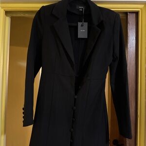 Lola May Black Blazer Dress